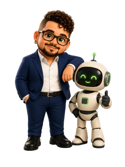 Felipe Moyano y su robot